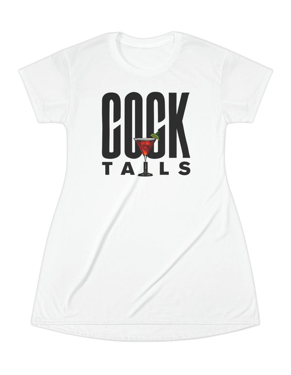 COCKtail T-Shirt Dress (AOP)