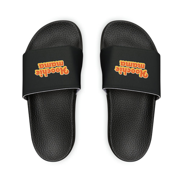 Hoochie Mama BLACK Slide Sandals