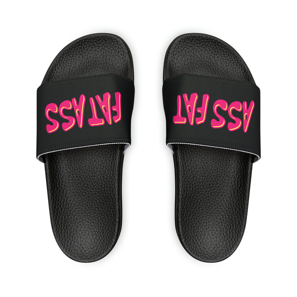 ASS FAT BLACK Slide Sandals