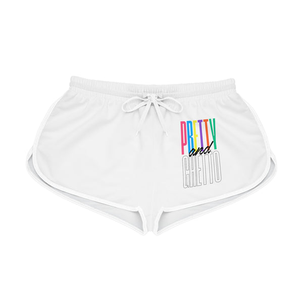 PBG WHITE Relaxed Shorts
