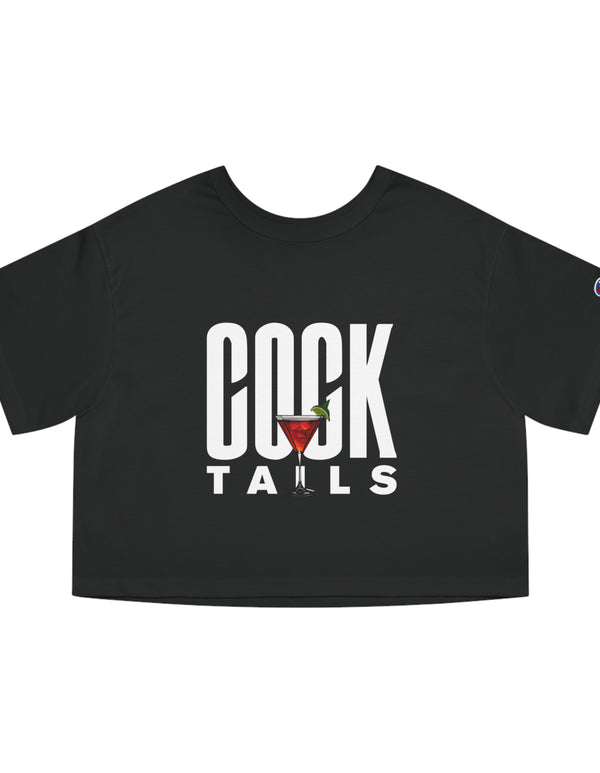 COCKtail Champion Women's Heritage Cropped T-Shirt