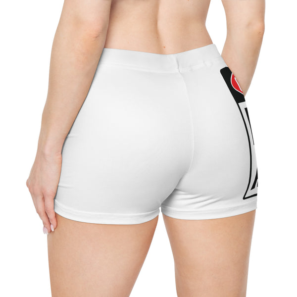 Caution Hot Ass Women's Shorts (AOP)