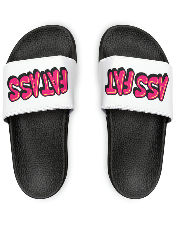 ASS FAT WHITE Slide Sandals