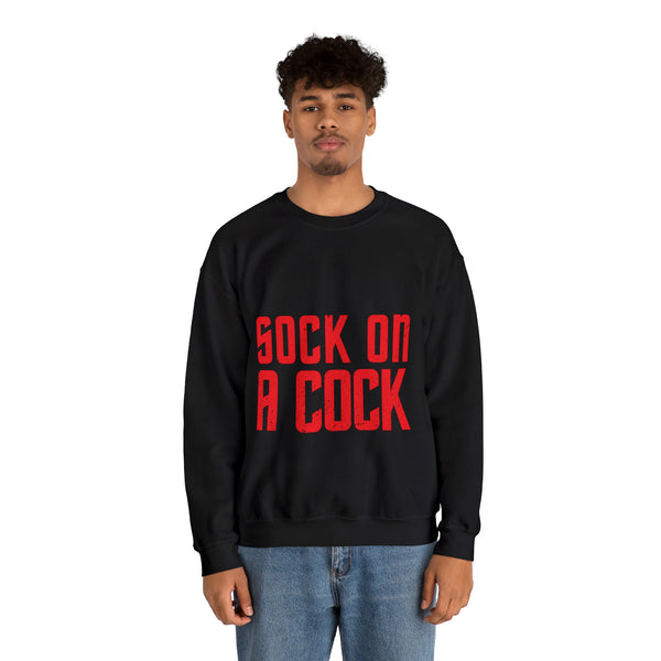 Sock on a Cock Unisex Heavy Blend™ Crewneck Sweatshirt