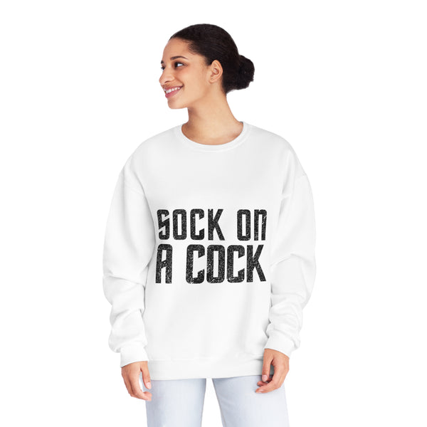 Sock on a Cock Unisex NuBlend® Crewneck Sweatshirt