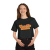 Hoochie Mama Champion Women's Heritage Cropped T-Shirt