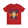 Grab them by the Pussy Unisex Jersey Short Sleeve Tee