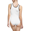 Caution Hot Ass Women's Classic One-Piece Swimsuit (AOP)