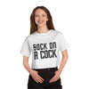 Sock on a Cock Champion Women's Heritage Cropped T-Shirt