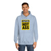 Caution Hot Ass  Unisex College Hoodie