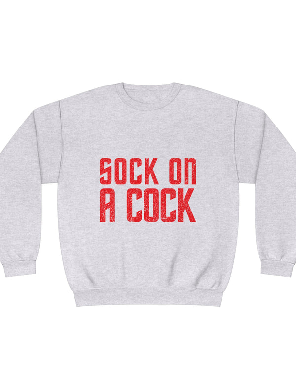 Sock on a Cock Unisex NuBlend® Crewneck Sweatshirt