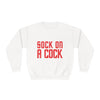 Sock on a Cock Unisex NuBlend® Crewneck Sweatshirt