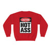 Caution Hot Ass Unisex NuBlend® Crewneck Sweatshirt