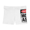 Caution Hot Ass Women's Shorts (AOP)