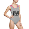 Sock on a Cock Women's Classic One-Piece Swimsuit (AOP)