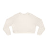 Women's Cropped Fleece Pullover PTP