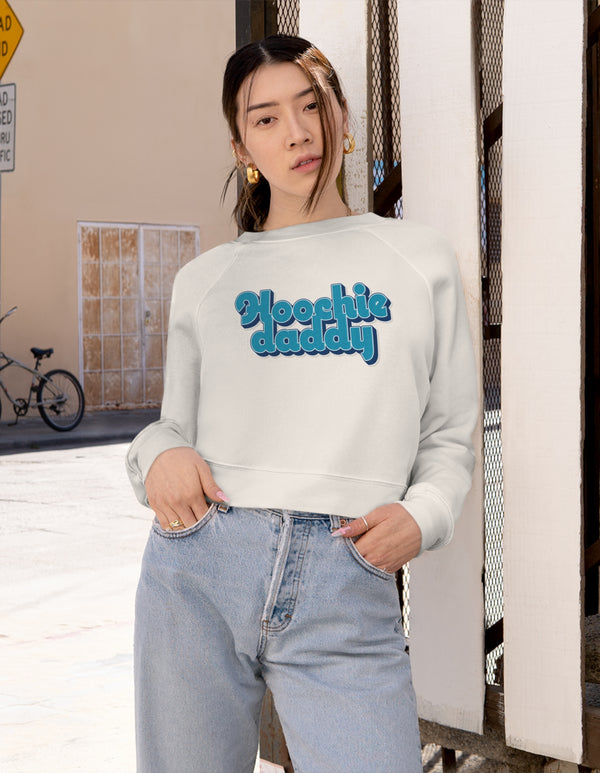 Hoochie Daddy Women's Cropped Fleece Pullover