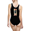 Sock on a Cock Women's Classic One-Piece Swimsuit (AOP)