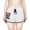 Caution Hot Ass Women's Relaxed Shorts (AOP)