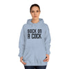 Sock on a Cock Unisex College Hoodie