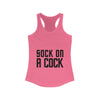 Sock on a Cock Women's Ideal Racerback Tank