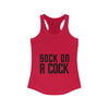 Sock on a Cock Women's Ideal Racerback Tank