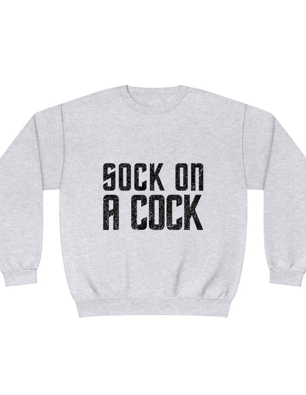 Sock on a Cock Unisex NuBlend® Crewneck Sweatshirt