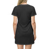 Caution Hot Ass T-Shirt Dress (AOP)