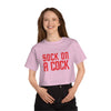 Sock on a Cock Champion Women's Heritage Cropped T-Shirt