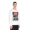 Caution Hot Ass Unisex NuBlend® Crewneck Sweatshirt