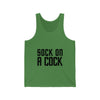 Sock on a Cock Unisex Jersey Tank