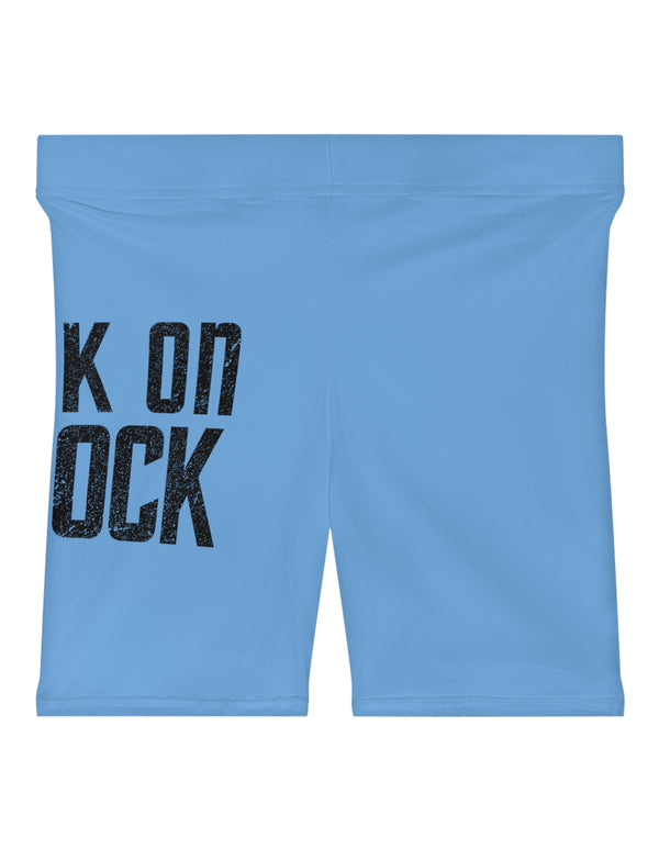 Sock on a Cock Women's Biker Shorts (AOP)