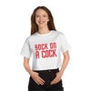 Sock on a Cock Champion Women's Heritage Cropped T-Shirt