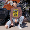 Caution Hot Ass Women's Cropped Sweatshirt