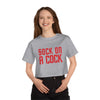 Sock on a Cock Champion Women's Heritage Cropped T-Shirt