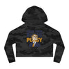 Grab them by the Pussy Women’s Cropped Hooded Sweatshirt