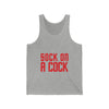 Sock on a Cock Unisex Jersey Tank