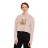 Grab them by the Pussy Women’s Cropped Hooded Sweatshirt