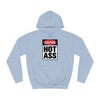 Caution Hot Ass  Unisex College Hoodie