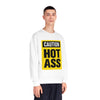 Caution Hot Ass Unisex NuBlend® Crewneck Sweatshirt