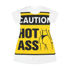 Caution Hot Ass T-Shirt Dress (AOP)