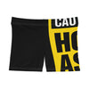 Caution Hot Ass Women's Shorts (AOP)