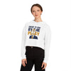 Grab them by the Pussy Women’s Cropped Hooded Sweatshirt