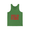 Sock on a Cock Unisex Jersey Tank