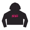 ASS FAT Cropped Hooded Sweatshirt