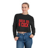 Sock on a Cock Women's Cropped Sweatshirt