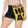 Caution Hot Ass Women's Shorts (AOP)