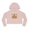 Grab them by the Pussy Women’s Cropped Hooded Sweatshirt