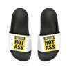 Caution Hot Ass Women's PU Slide Sandals