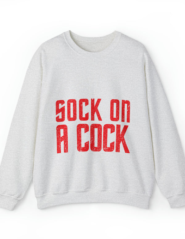 Sock on a Cock Unisex Heavy Blend™ Crewneck Sweatshirt